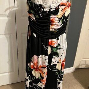 Strapless jumpsuit 1X